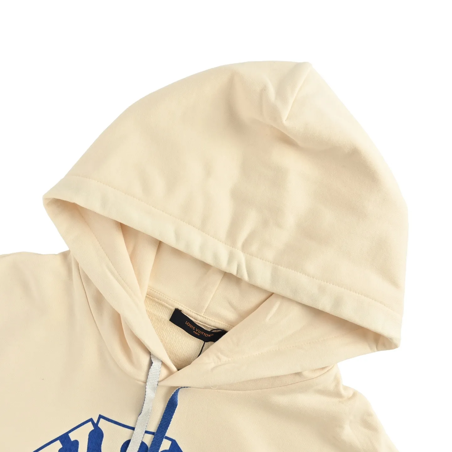 Louis Vuitton/Louis Vuitton 25Fw blue circle printed hooded sweatshirt